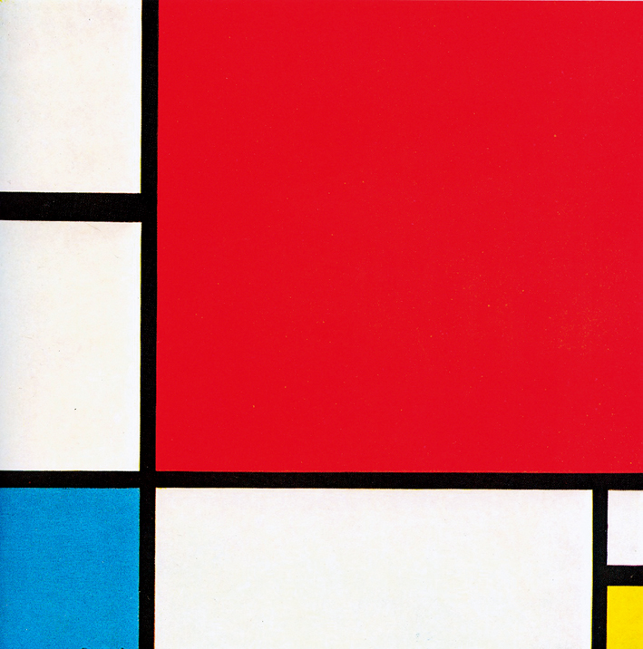  皮特·蒙德里安 Piet Mondrian ——色彩构成2